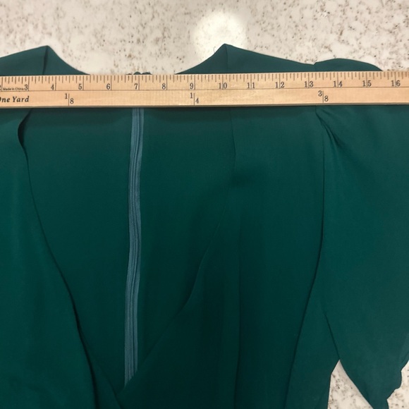 Reformation Asymmetrical Teal Dress - Picture 12 of 12